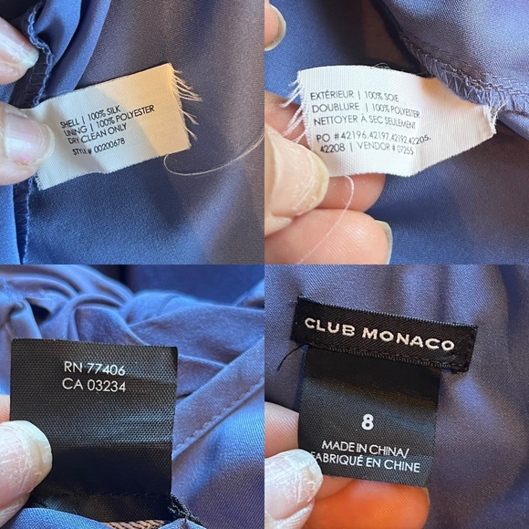 Club Mónaco Ombré Blue Dress - Picture 5 of 5